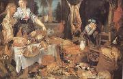 Frans Snyders Pieter cornelisz van ryck Kitchen Scene (mk14) Sweden oil painting artist